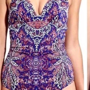 NWT Athleta Aqualuxe One Piece Swimsuit Size XS